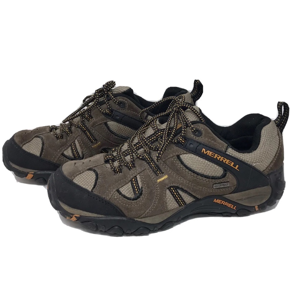 Merrell Yokota 2 Waterproof Hiking Camping Outdoors Shoes Mens 8 Brown J…